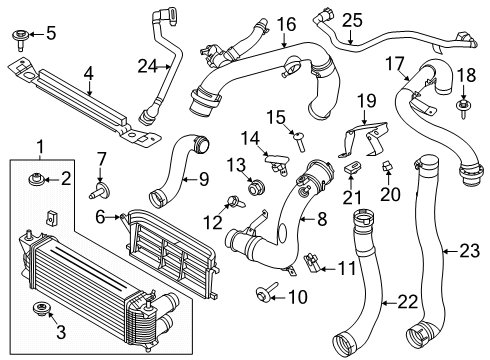 2024 Ford Bronco Intercooler - Belts Diagram 3 - Thumbnail