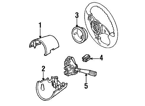 1988 Ford Mustang Switches Diagram 2 - Thumbnail