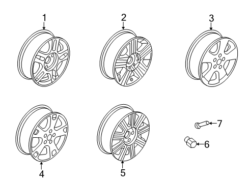 2004 Ford Freestar Wheels Diagram