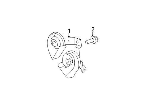 2013 Ford F-250 Super Duty Horn Diagram