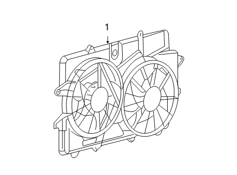 2008 Ford Escape Cooling Fan Diagram 3 - Thumbnail