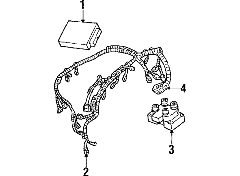 1994 Lincoln Mark VIII Ignition System Diagram