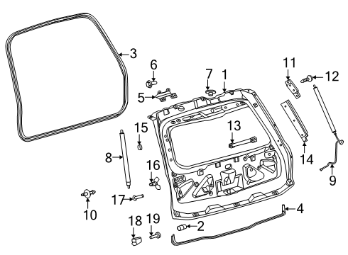 2025 Ford Expedition Lift Gate Diagram