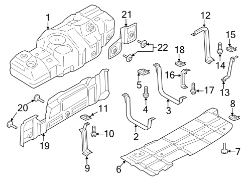 2025 Ford F-250 Super Duty Fuel System Components Diagram 8 - Thumbnail
