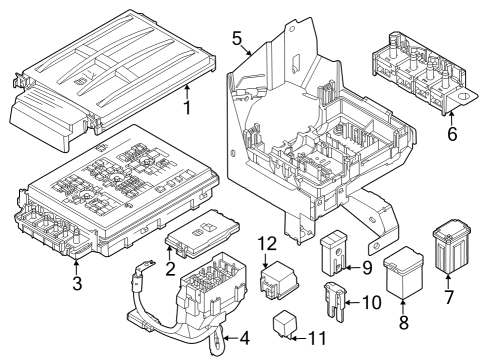 2025 Ford F-350 Super Duty Fuse & Relay Diagram