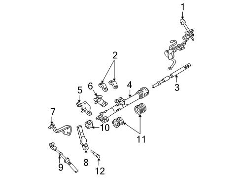 2007 Ford Freestar Gear Shift Control - AT Diagram