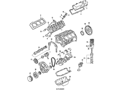 1991 Lincoln Continental Oxygen Sensor Diagram for FOSZ-9J460-A