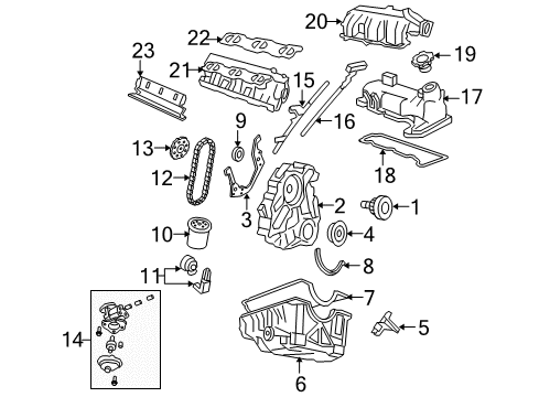 1999 Ford Ranger Engine Parts Diagram 3 - Thumbnail