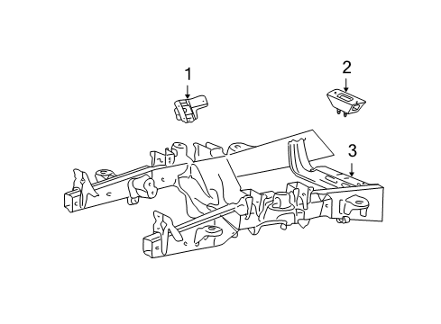 2005 Ford Expedition Engine & Trans Mounting Diagram