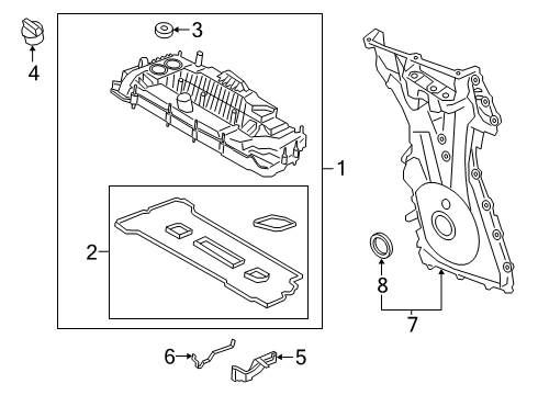 2021 Ford Escape Crankshaft & Bearings Diagram 5 - Thumbnail