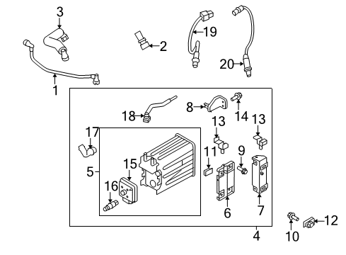 2010 Ford F-150 Vapor Canister Diagram 3 - Thumbnail