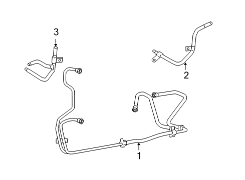 2008 Ford Fusion Trans Oil Cooler - Belts Diagram 3 - Thumbnail
