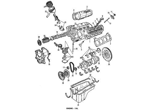 1997 Ford F-350 Engine Parts Diagram 3 - Thumbnail