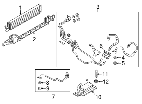 2018 Ford Escape Oil Cooler - Transmission Diagram 2 - Thumbnail