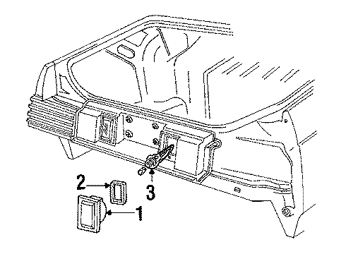 1984 Mercury Grand Marquis Backup Lamps Diagram