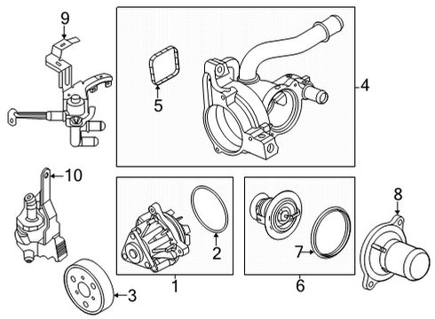 2024 Ford Maverick Cooling System Diagram 4 - Thumbnail