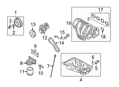 2011 Mercury Milan Engine Parts Diagram 2 - Thumbnail