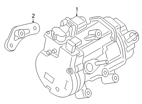 2024 Ford Maverick A/C Compressor Diagram 2 - Thumbnail