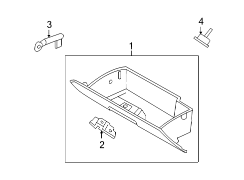 2006 Ford Freestyle Glove Box Diagram