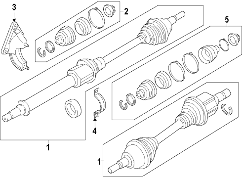 2017 Ford C-Max Front Axle Diagram
