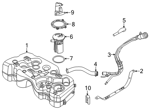 2024 Lincoln Nautilus Fuel System Components Diagram 2 - Thumbnail
