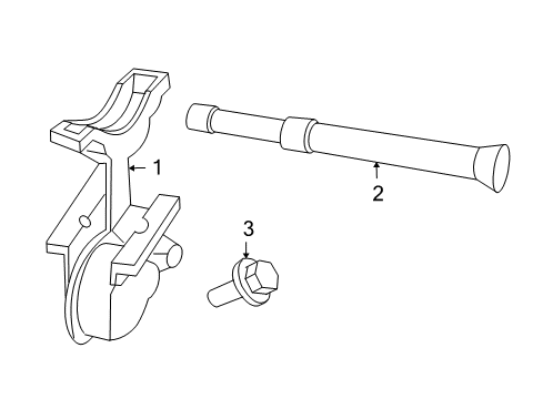 2002 Ford Escape Spare Tire Carrier Diagram