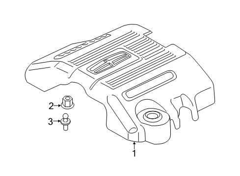 2016 Ford Expedition Engine Appearance Cover Diagram