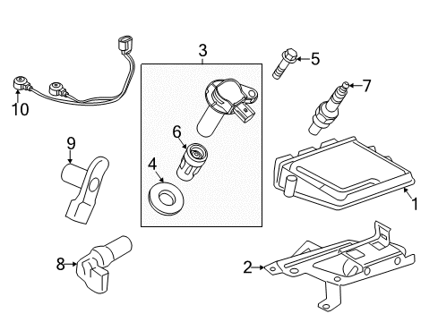 2012 Lincoln MKZ PCM Diagram for AE5Z-12A650-FDB