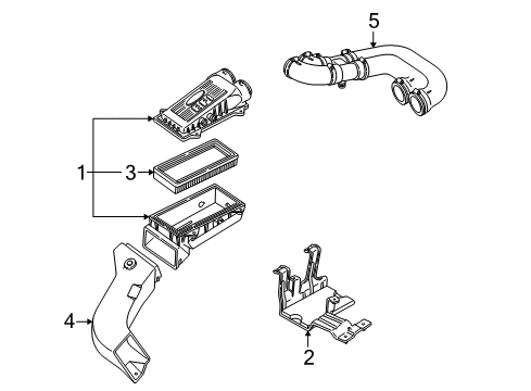 1994 Ford E-350 Econoline Club Wagon Filters Diagram 3 - Thumbnail