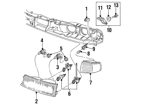 1995 Ford Contour Fog Lamps Diagram