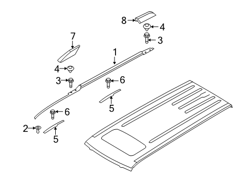 2019 Ford Flex Luggage Carrier Diagram