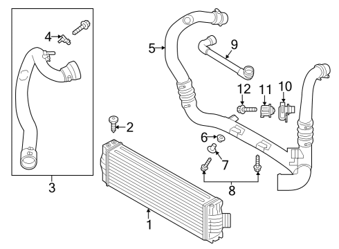 2015 Ford Transit-350 Intercooler - Belts Diagram 2 - Thumbnail