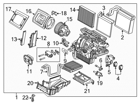 2013 Ford Focus Blower Motor & Fan Diagram 3 - Thumbnail