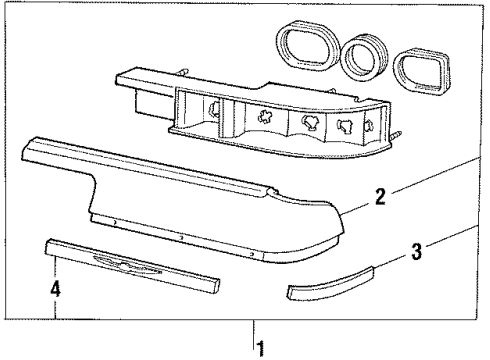 1988 Ford Thunderbird Tail Lamps Diagram