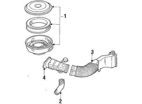 1986 Ford F-150 Air Inlet Diagram 2 - Thumbnail
