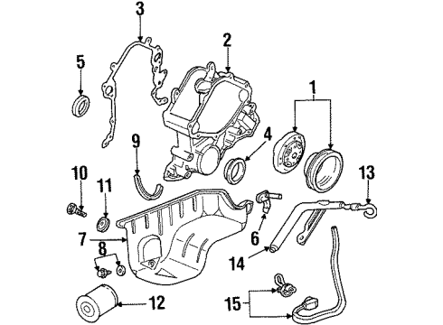 2002 Ford Windstar Engine Parts Diagram
