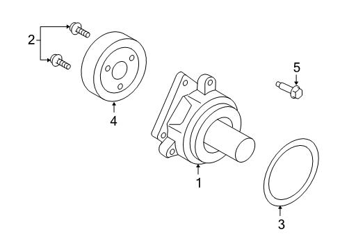 2008 Mercury Mariner Water Pump Diagram 2 - Thumbnail