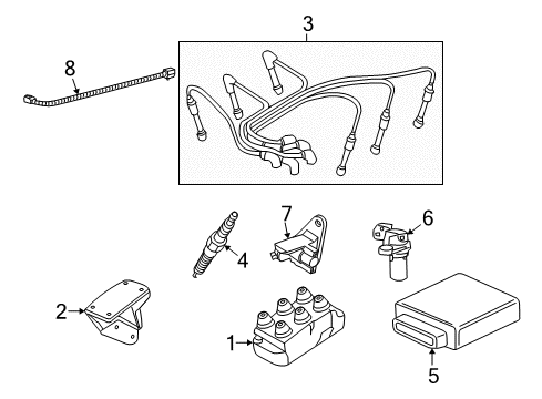 2007 Ford Ranger ECM Diagram for 7L5Z-12A650-BJC