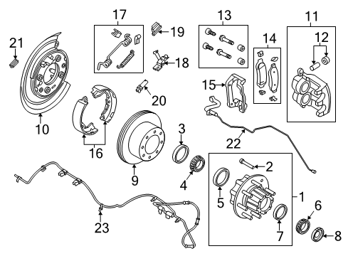 2013 Ford F-250 Super Duty Parking Brake Diagram