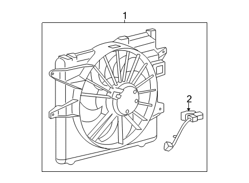 2013 Ford Mustang Cooling Fan Diagram 3 - Thumbnail