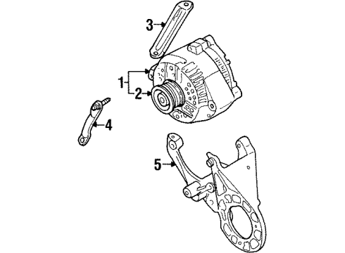1999 Ford Windstar Alternator Diagram 2 - Thumbnail