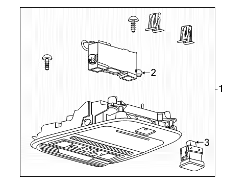 2025 Lincoln Navigator Overhead Console Diagram
