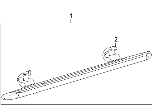 2013 Ford F-150 Running Board Diagram for 9L3Z-16450-EB