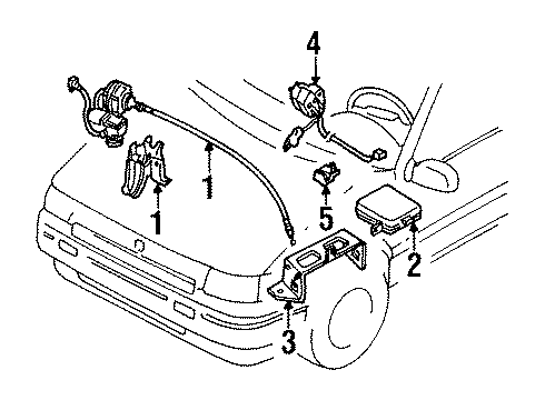 1994 Mercury Villager Cruise Control System Diagram