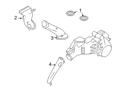 2009 Ford Taurus X Ducts Diagram 2 - Thumbnail