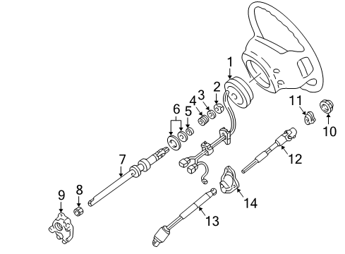 2002 Ford Explorer Sport Trac Shaft & Internal Components Diagram 2 - Thumbnail
