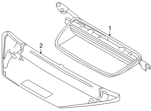 2014 Ford Special Service Police Sedan High Mount Lamps Diagram