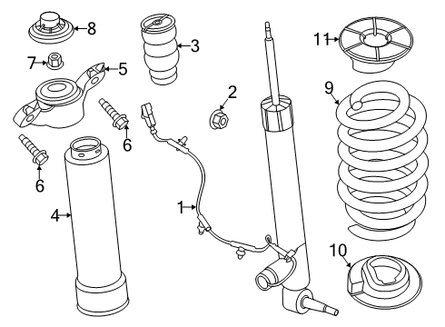 2025 Lincoln Aviator Shocks & Components Diagram 2 - Thumbnail