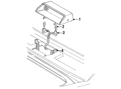 1993 Mercury Sable Bulbs Diagram 3 - Thumbnail