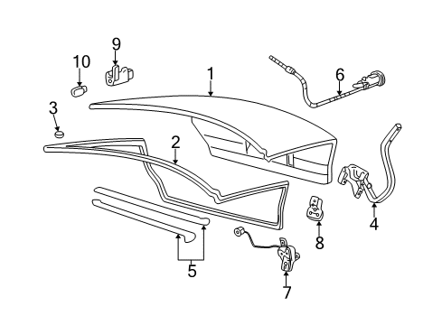 2003 Ford Taurus Trunk Diagram